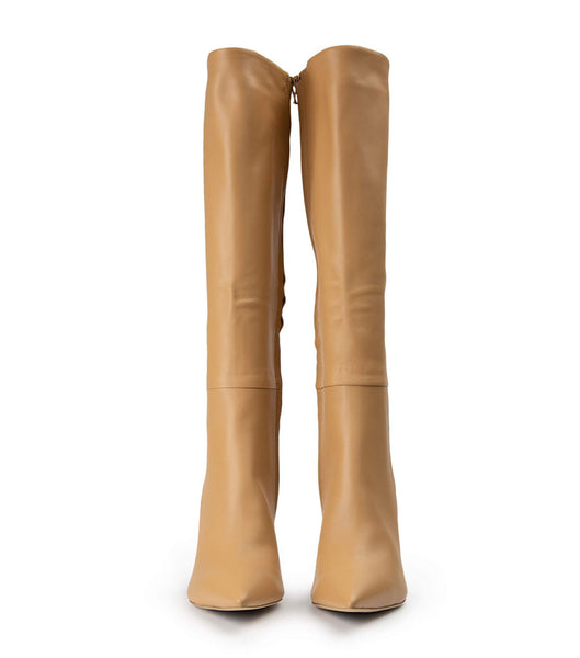 Tony Bianco Apollo Honey Nappa 10.5cm Knee High Boots Orange | DIEVO24340