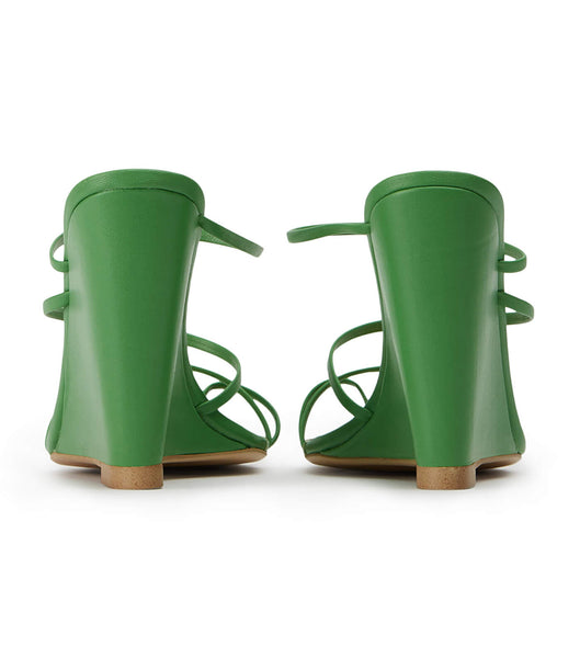Tony Bianco Gaia Acid Green 11cm Wedges Green | IENZX23923