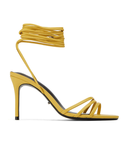 Tony Bianco Hailee Desert Nappa 8.5cm Stiletto Heels Yellow | EIEHC11310