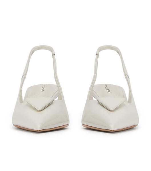 Tony Bianco Kimmy White Hi Shine 4.5cm Court Shoes White | FIEUI49721