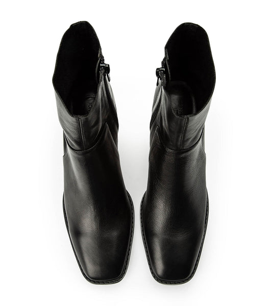 Tony Bianco Witney Black Venice 6.5cm Ankle Boots Black | IEJBT65861