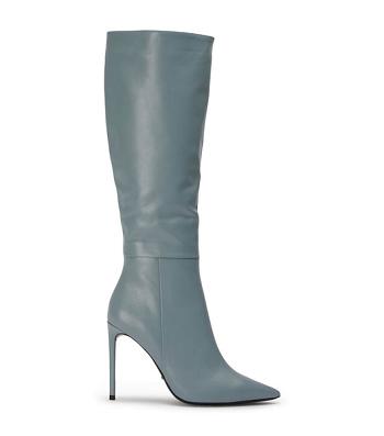 Tony Bianco Apollo Steel Nappa 10.5cm Knee High Boots Grey | IEICD94568