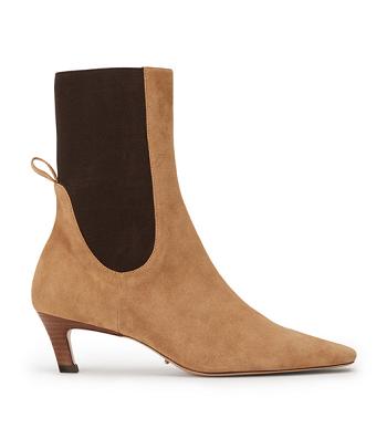 Tony Bianco Verona Butterscotch Suede 5cm Ankle Boots Brown | BIESD51153