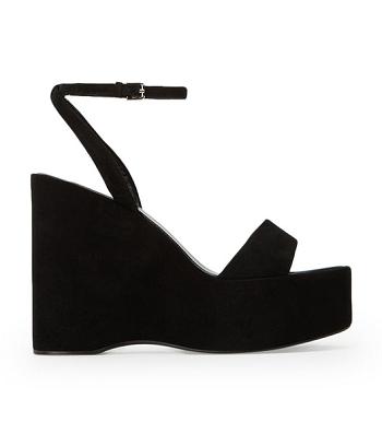 Tony Bianco Vesna Black Suede 13cm Platform Shoes Black | IEQCS14473